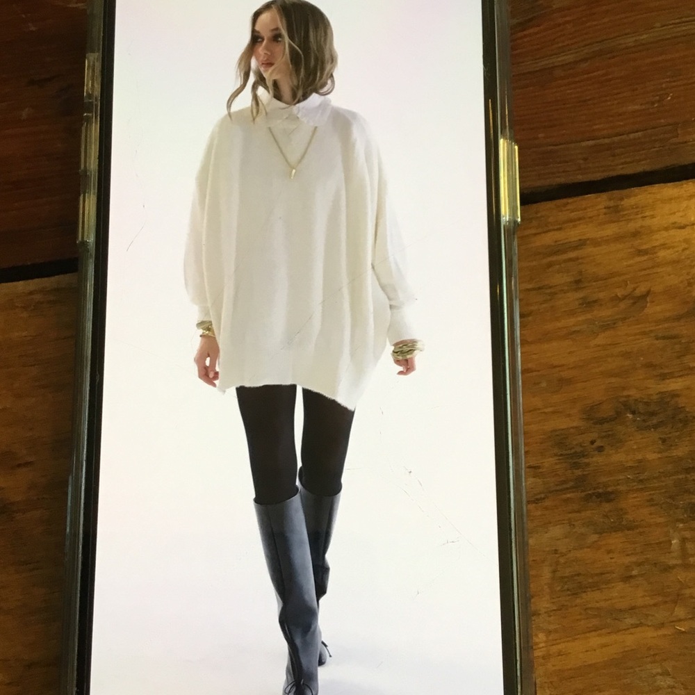 Selkie The Ivory Ballet Fuzz Sweater